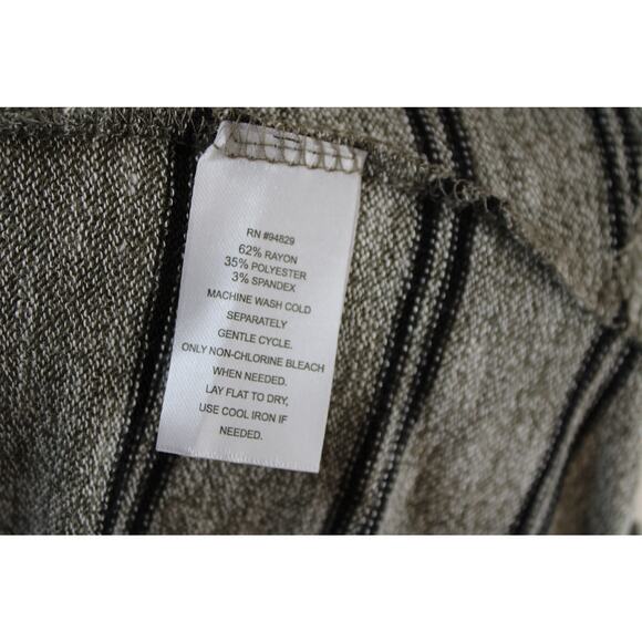 Planet Gold women’s stripe sweater gray and black size M - Picture 5 of 9